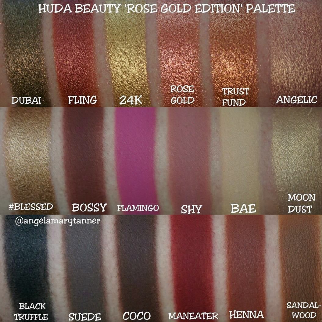 18 Color Eye Shadow Rose Gold Palette