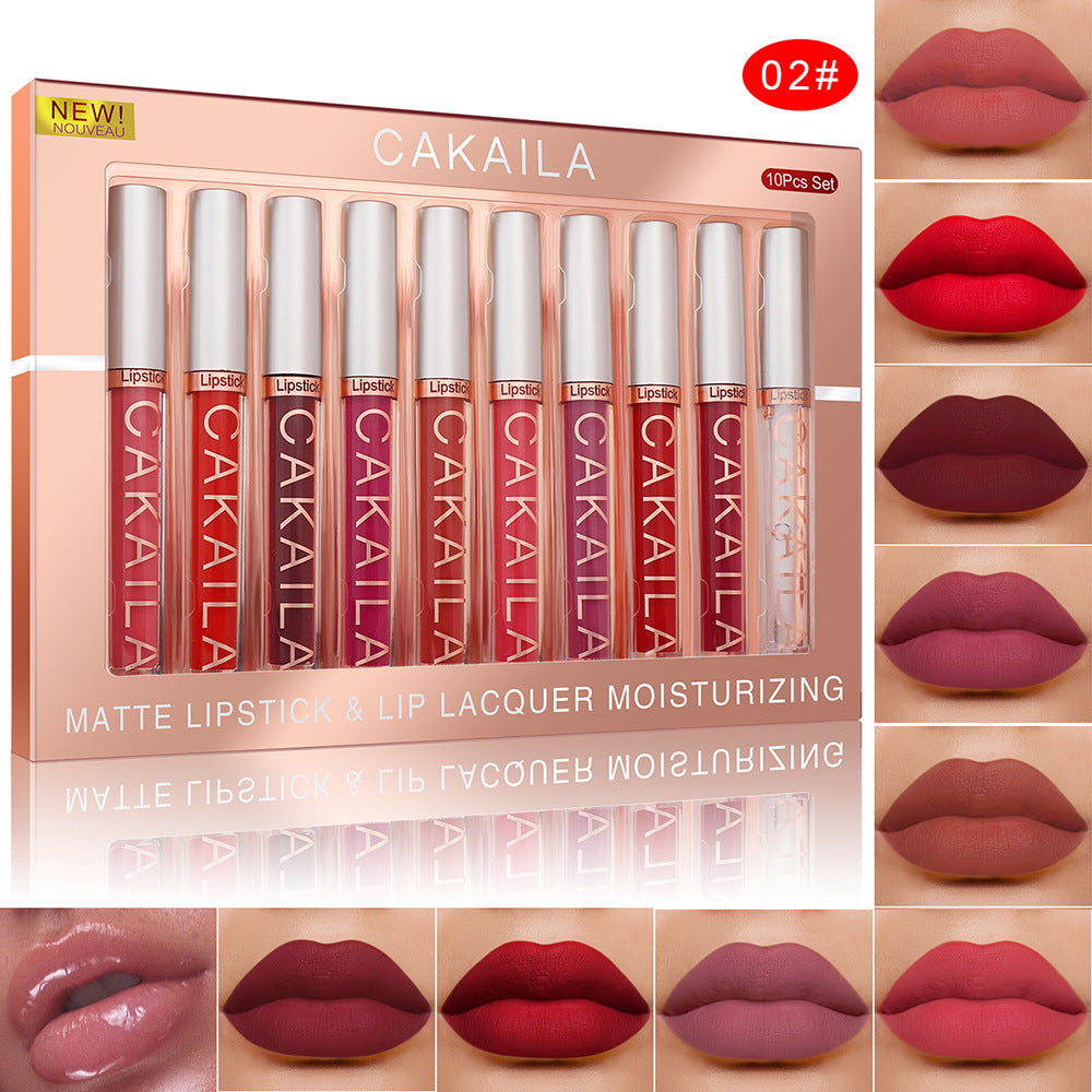 10 Matte Lipstick & Lip Lacquer Moisturizing