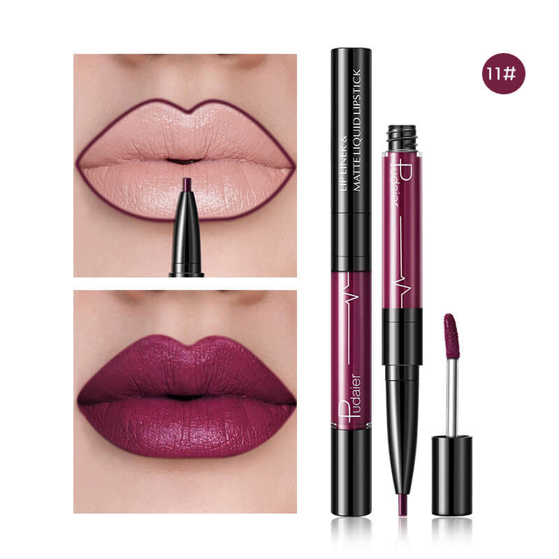 Pudaier Lip Liner & Matte Liquid Lipstick