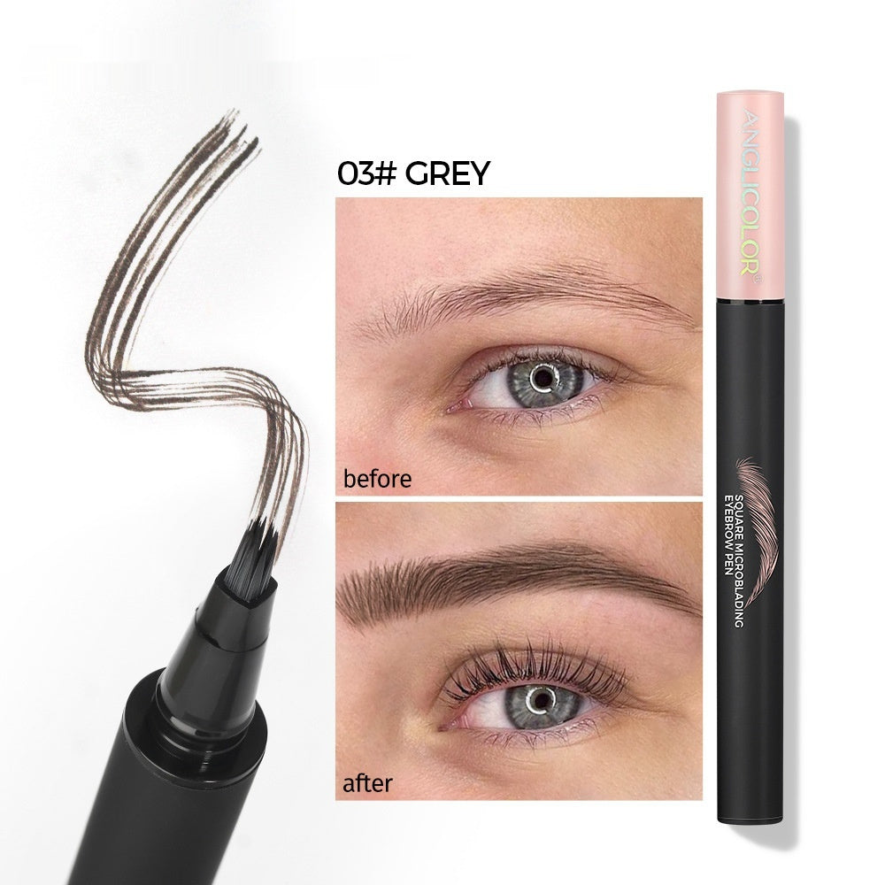 Multi-fork Liquid Eyebrow Pencil
