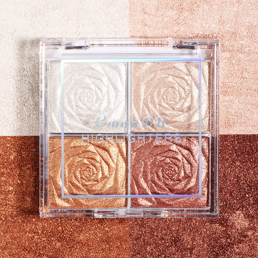 CmaaDu 4 Color : Highlighter, Eyeshadow, Bronzer & Blush