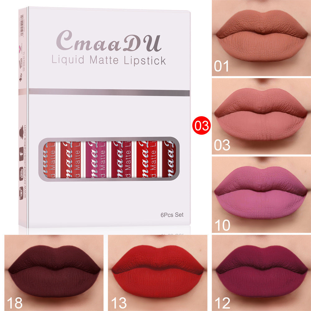 6 CmaaDU Liquid Matte Lipstick