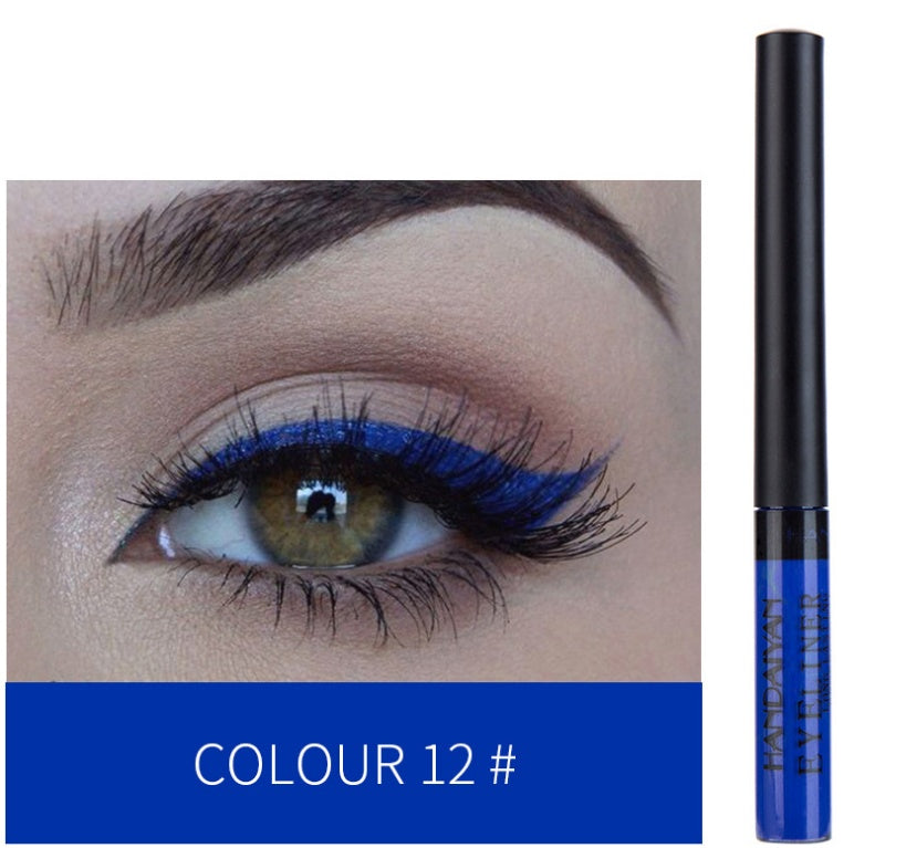 12-Color Liquid Matte Eyeliner - Handaiyan