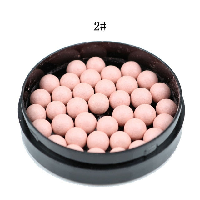 3 In 1 Matte Blusher Ball : Blush, Eyeshadow, Contour Powder