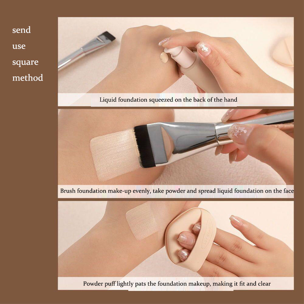 Straight foundation & concealer brush