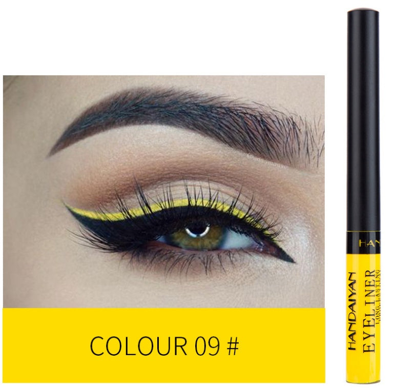 12-Color Liquid Matte Eyeliner - Handaiyan
