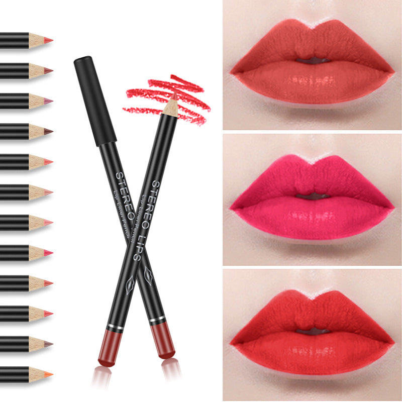 12 Matte Lipliner