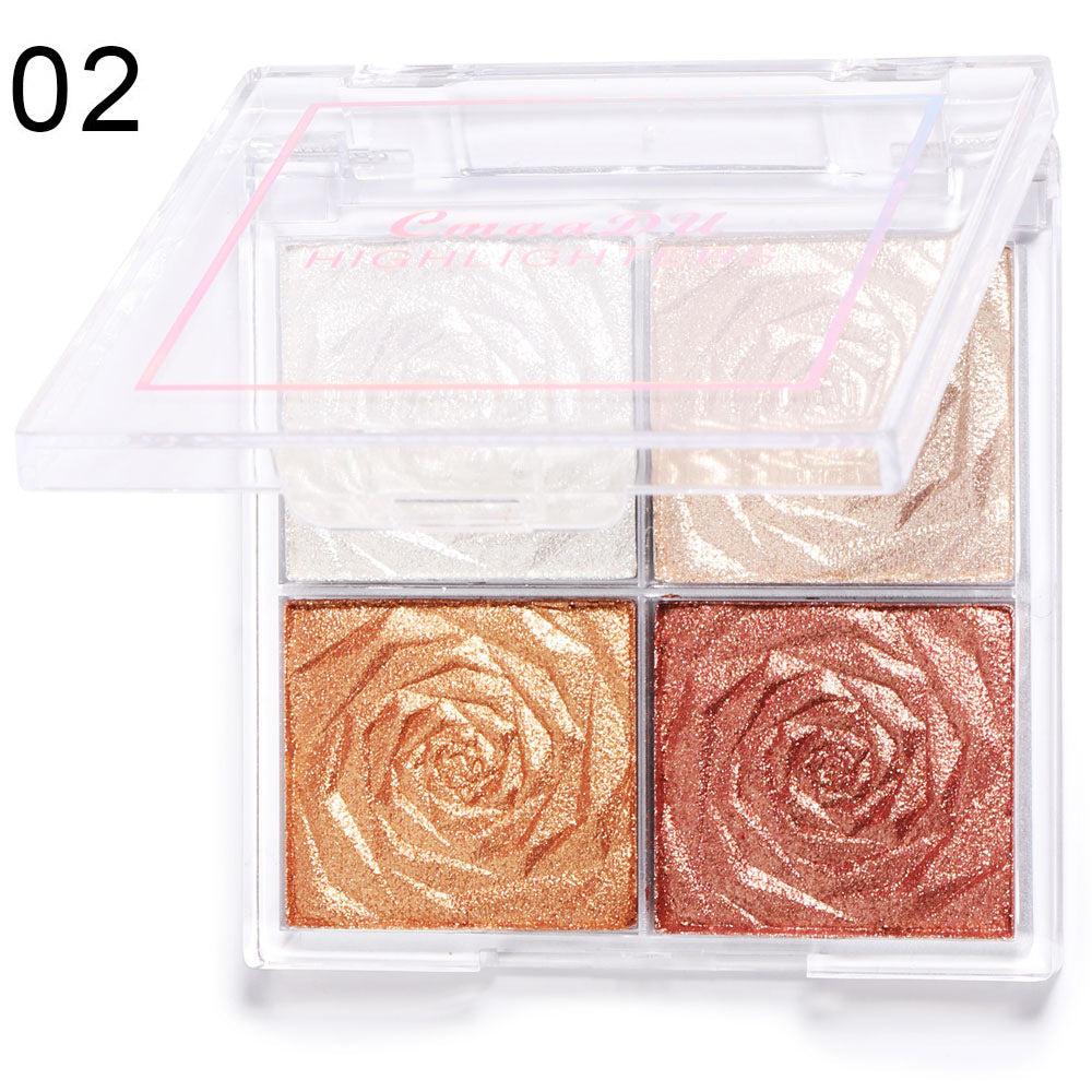 CmaaDu 4 Color : Highlighter, Eyeshadow, Bronzer & Blush