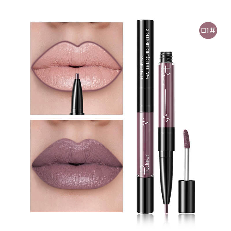 Pudaier Lip Liner & Matte Liquid Lipstick