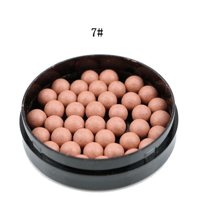 3 In 1 Matte Blusher Ball : Blush, Eyeshadow, Contour Powder