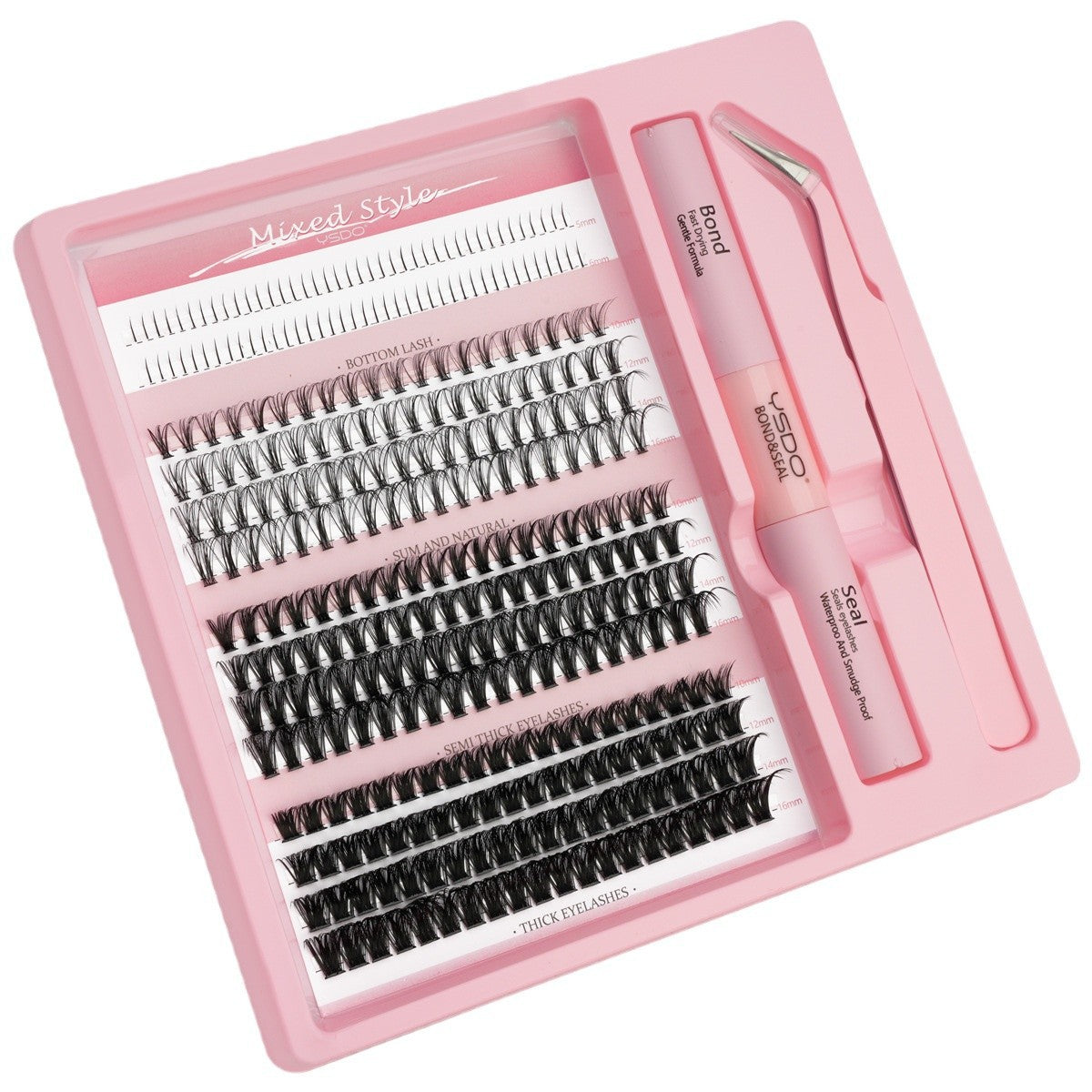 DIY Single False Eyelashes MIX Thick Natural Eyelash