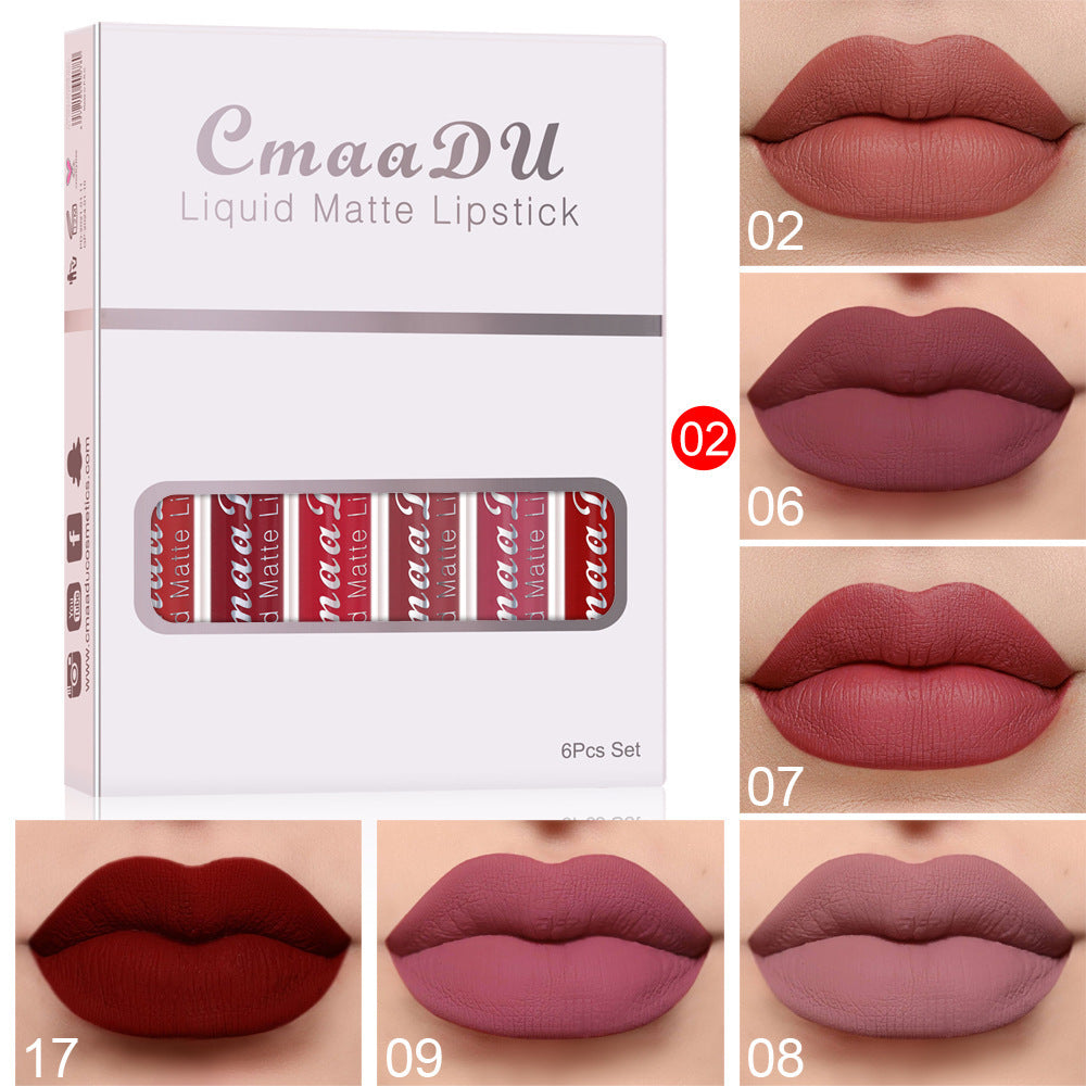 6 CmaaDU Liquid Matte Lipstick