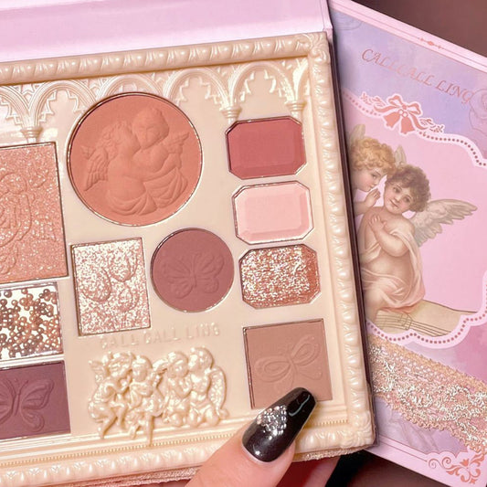 Embossed Angel Blush,Highlighter & Eyeshadow