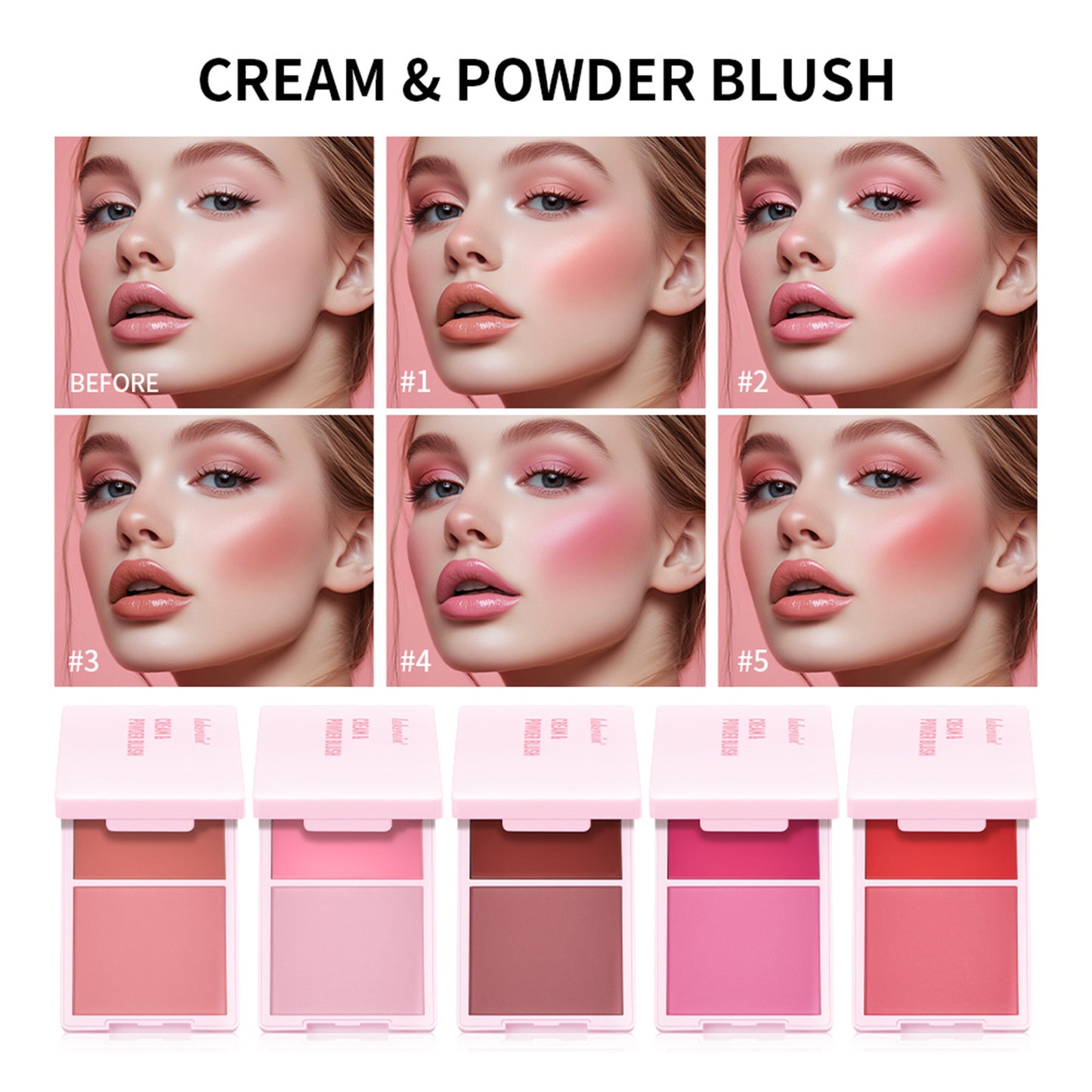 Lakerain Cream & Powder Blush