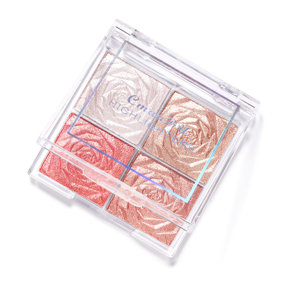 CmaaDu 4 Color : Highlighter, Eyeshadow, Bronzer & Blush