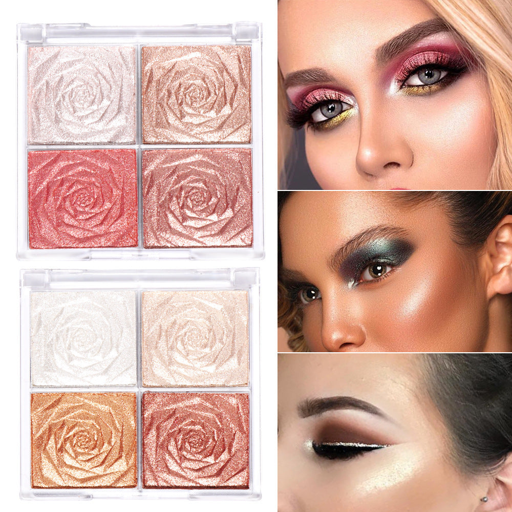 CmaaDu 4 Color : Highlighter, Eyeshadow, Bronzer & Blush