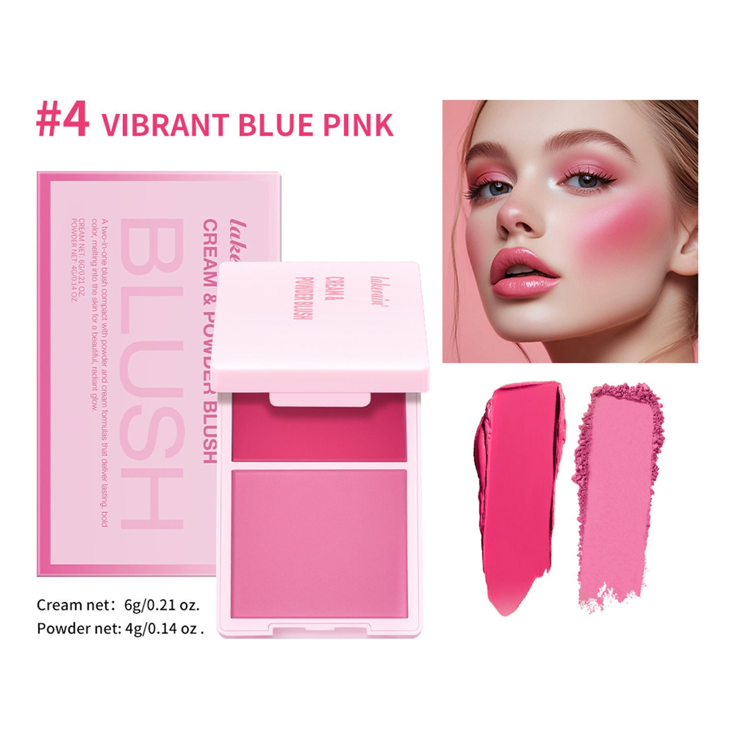 Lakerain Cream & Powder Blush