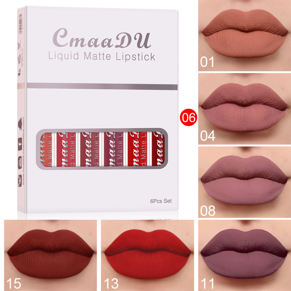 6 CmaaDU Liquid Matte Lipstick