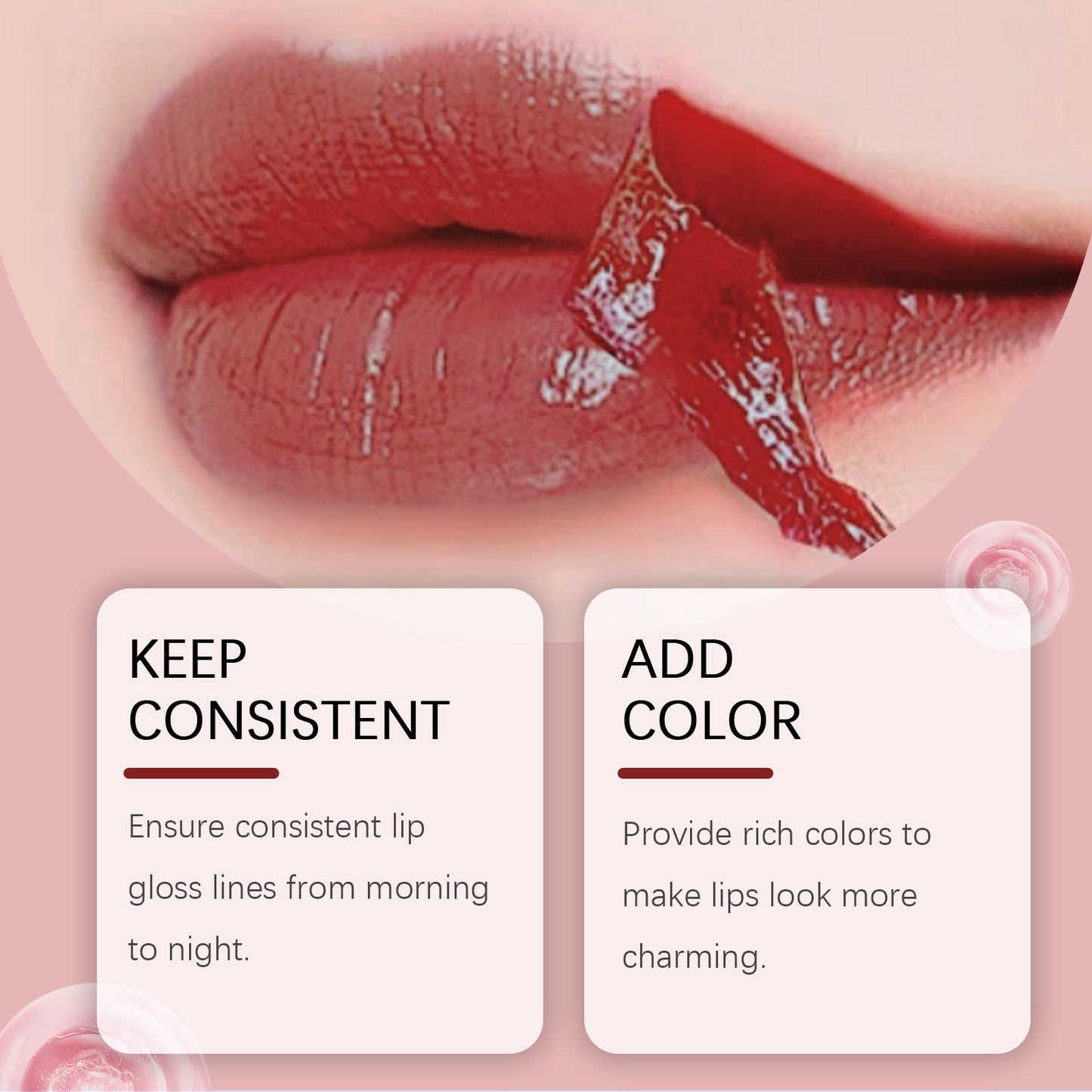 Peeling Lip Gloss, Lip Liner & Stain