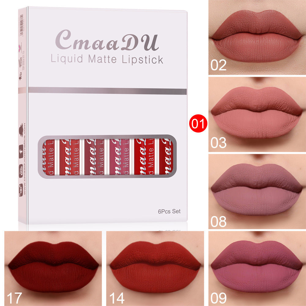 6 CmaaDU Liquid Matte Lipstick