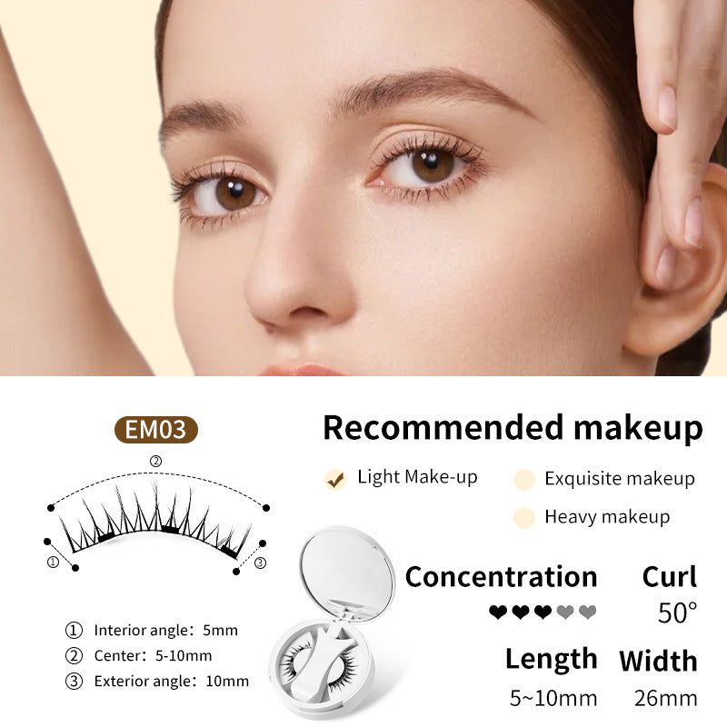 Magnetic False Eyelashes With Applicater
