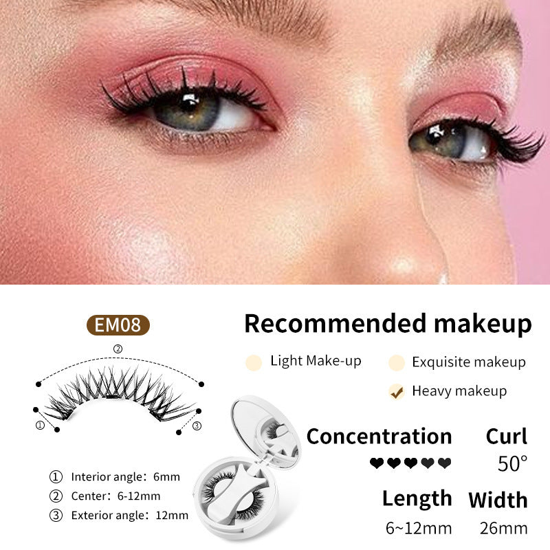 Magnetic False Eyelashes With Applicater